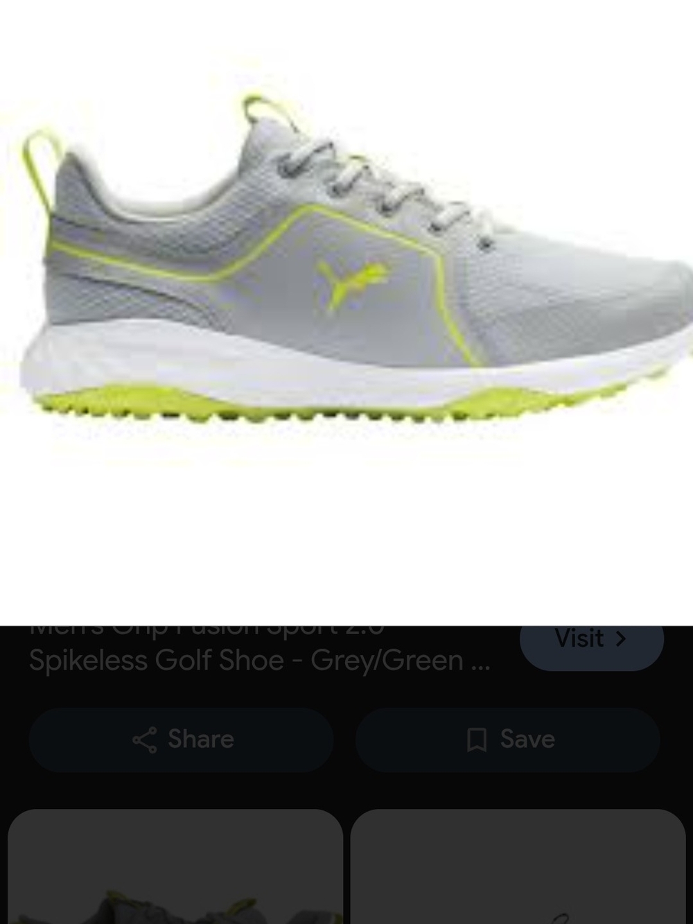 Title
MENS Puma Spikeless Golf Shoes - Size 9.5 - Worn Once